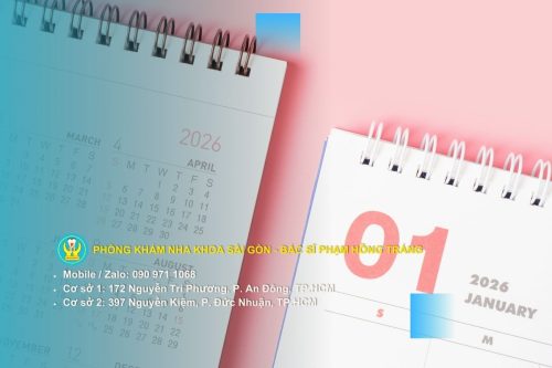 Lịch xử lý vấn đề răng miệng trước Tết 2026
