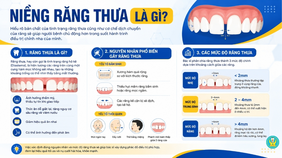 Tổng quan về niềng răng thưa