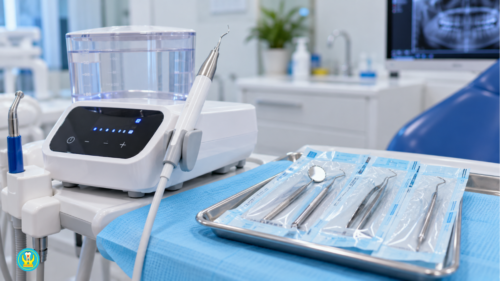 Máy cạo vôi răng siêu âm và dụng cụ tiệt trùng tại Nha Khoa Sài Gòn